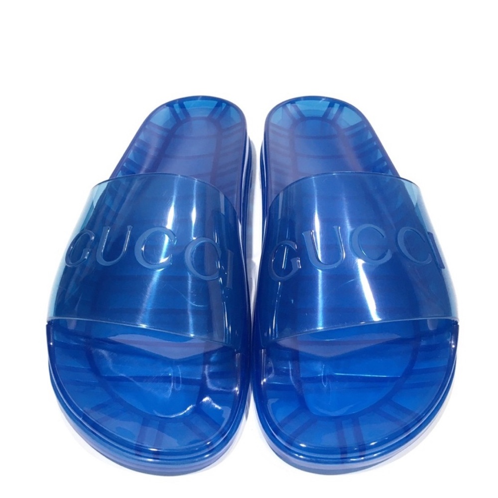Gucci Blue Sz72 (10.5) slides